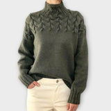 Eva - Pull femme avec motif en relief