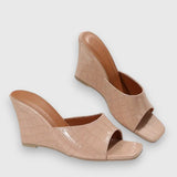 Jasmin – Sandales à talons compensés