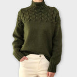 Eva - Pull femme avec motif en relief