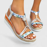 Lenka - Sandales confortables à talons compensés