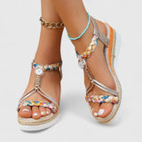 Lenka - Sandales confortables à talons compensés