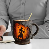 Mug artistique 3D « Halloween – Sorcière »