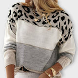 Cheyenne - Pull loose à motif léopard