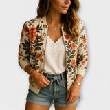 Andreia - Bomber élégant à motif floral