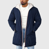 Leon – Sweat à capuche polaire pour homme avec fermeture éclair