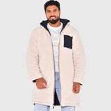 Leon – Sweat à capuche polaire pour homme avec fermeture éclair