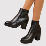 Katarzyna™ Chaussures à talons épais en cuir véritable avec soutien de la voûte plantaire 💫