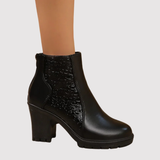 Katarzyna™ Chaussures à talons épais en cuir véritable avec soutien de la voûte plantaire 💫