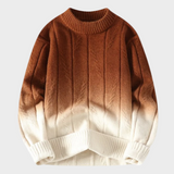 Pull avec teinture dégradée