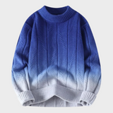 Pull avec teinture dégradée