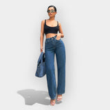 Mia - Jeans haute taille à coupe large confortable