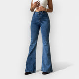 Barbora - Jeans à taille haute évasée