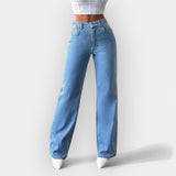 Mia - Jeans haute taille à coupe large confortable