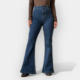 Barbora - Jeans à taille haute évasée
