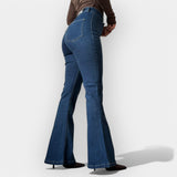 Barbora - Jeans à taille haute évasée
