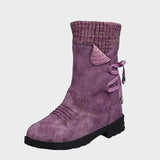 Anežka - Bottines en daim stylées