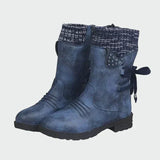 Anežka - Bottines en daim stylées