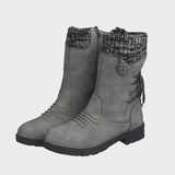 Anežka - Bottines en daim stylées