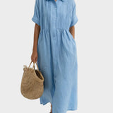 Lysandra — Robe chemise d'été
