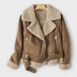 Catarina - Veste en cuir pilote
