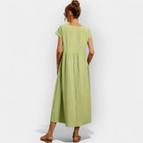 Robes en Coton Légères avec Poches