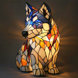 Bruno - Lampe vitrail Magisk en forme de chien