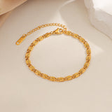 Bracelet en Chaîne Tissée Nusa | Or