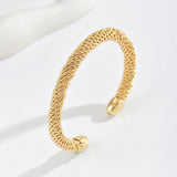 Bracelet en Cuir Cassian | Or