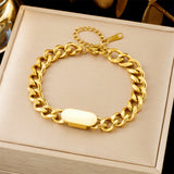 Bracelet en chaîne cubaine | Or