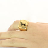 Bague Initiale Noble Classique | Or