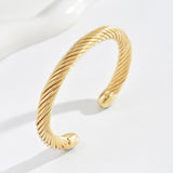 Bracelet à Manchon Torsadé Prime | Or
