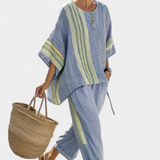 Lorena - Ensemble Boho en Lin et Bambou