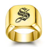 Bague Initiale Noble Classique | Or