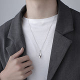 Collier Pendentif en Vecteur | Or Blanc