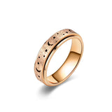 Bague Atlas Ciel Nocturne | Or Rose