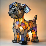 Dino - Lampe vitrail Magisk en forme de chien