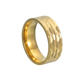 Bague Varek Martelée | Or Blanc