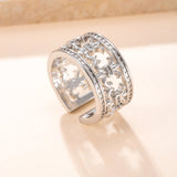 Bague Couronne Impériale en Or Blanc