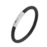 Bracelet en cuir tressé Valor | Or