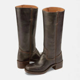 Natalia - Bottines Équestres Classiques à Tige Haute