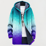 Veste avec motif hexagonal de transition