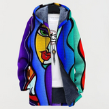 Veste avec graphique coloré