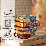 Mug 3D fait main pour les amateurs de livres