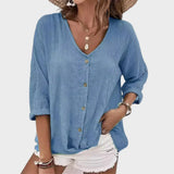 Anna - Blouse en Lin d'Été