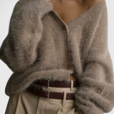 Federica | Cardigan en Mélange de Cachemire Doux
