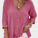 Anna - Blouse en Lin d'Été