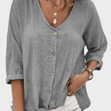 Anna - Blouse en Lin d'Été