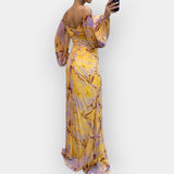 Robe avec fente
