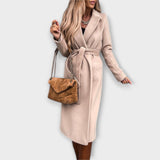 Eliza - Manteau long stylé avec ceinture