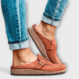 Julie - Mocassins orthopédiques pour femmes avec une fermeture décorative